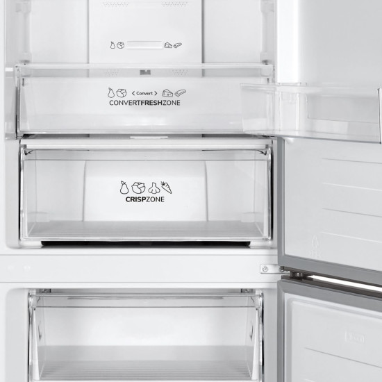 Gorenje NRK619CAXL4 Kombinált alulfagyasztós hűtőszekrény