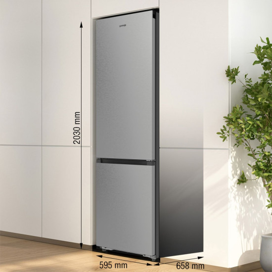 Gorenje NRB620C6X4WFE Kombinált alulfagyasztós hűtőszekrény