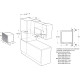Gorenje BM201SG3DBG Felsőszekrénybe építhető mikrohullámú sütő
