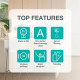 Gorenje GV693A65AD Beépíthető 12-15 terítékes mosogatógép