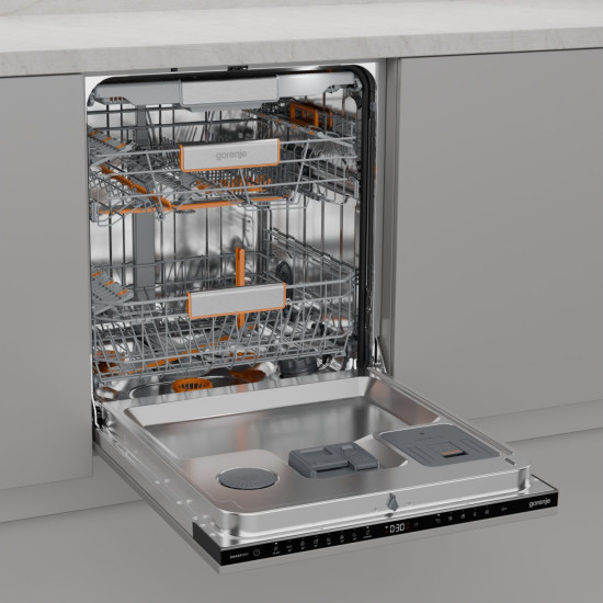 Gorenje GV693A65UVAD Beépíthető 12-15 terítékes mosogatógép