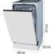 Gorenje GV520E10 Beépíthető 12-15 terítékes mosogatógép