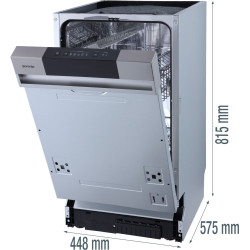 Gorenje GI520E15X Beépíthető 9-10 terítékes mosogatógép