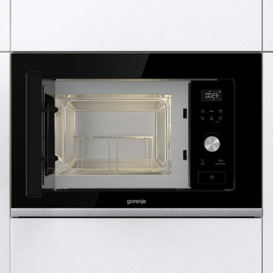 Gorenje BMX201AG1BG Állószekrénybe építhető mikrohullámú sütő