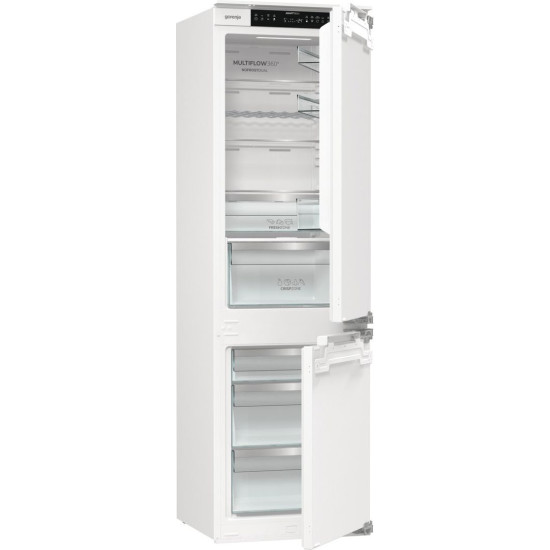 Gorenje NRKI517E62WF Beépíthető kombinált alul fagyasztós hűtő