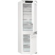 Gorenje NRKI517E62WF Beépíthető kombinált alul fagyasztós hűtő