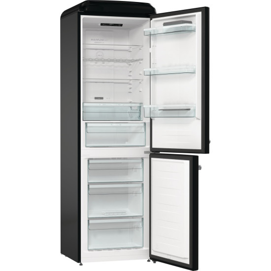Gorenje ONRK619DBK Kombinált alulfagyasztós hűtőszekrény