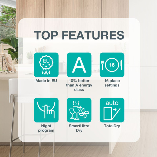 Gorenje GV673A66 Beépíthető 12-15 terítékes mosogatógép