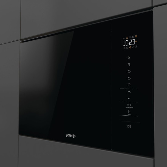 Gorenje BM201SG3DBG Felsőszekrénybe építhető mikrohullámú sütő