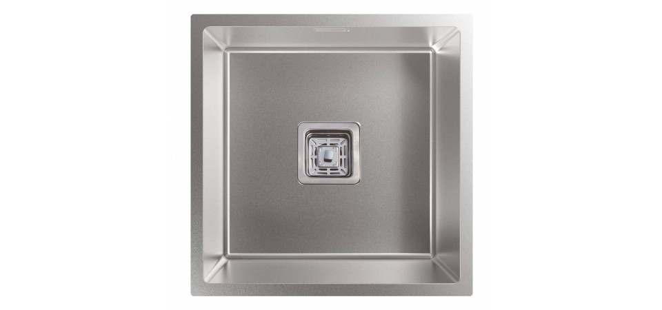 Cata CATA - Mosogatótálca CB-40-40 P R10 inox munkalap alá szerelhető Rozsdamentes acél mosogatótálca