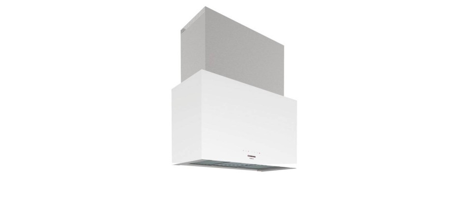 Nodor Nodor - Páraelszívó NorBreeze CUBE GLASS ECO 90 WH Kürtős páraelszívó