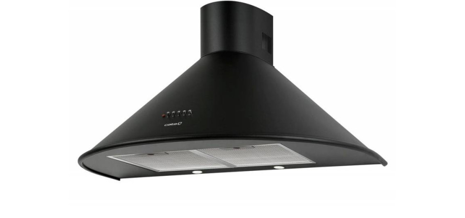 Cata Cata - Páraelszívó Q-7790 BK/L fekete LED Kürtős páraelszívó