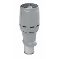 VILPE VILPE 160P/IS/500 FLOW tetőszellőző, világosszürke Szellőztető ventilátor tartozékok