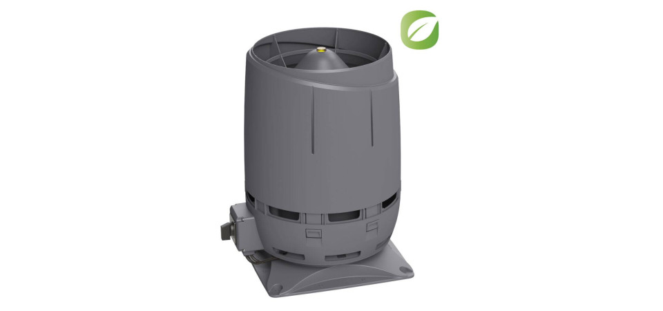 VILPE Vilpe ECo160S FLOW tetőventilátor, szürke Szellőztető ventilátor tartozékok VILPE Vilpe ECo160S FLOW tetőventilátor, szürke Szellőztető ventilátor tartozékok