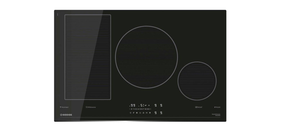 Nodor NODOR - Beépíthető indukciós főzőlap NorCoock IH-N8106 BK Hob to Hood Fekete Beépíthető indukciós főzőlap