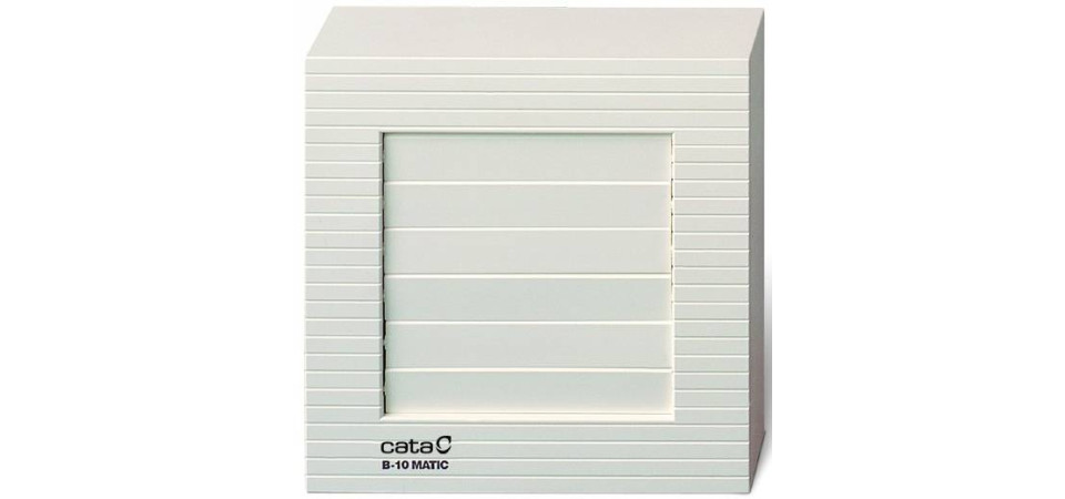 Cata Cata B-10 Matic ventilátor automata előlapzárással Axiális szellőztető ventilátor