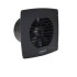 Cata Cata UC-10 Timer fekete ventilátor utószellőztető funkcióval, pillangószeleppel Axiális szellőztető ventilátor