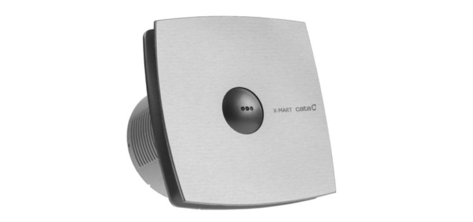 Cata Cata X-Mart 10 Matic Inox ventilátor automata előlapzárással Axiális szellőztető ventilátor