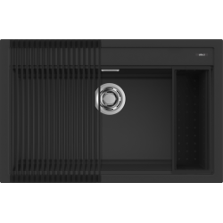 Elleci ELLECI - Mosogatótálca Best 130 Workstation Szett G40 Nero LGB13040K2 Mosogatótálca
