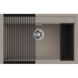 Elleci ELLECI - Mosogatótálca Best 130 Workstation Szett G43 Tortora LGB13043K2 Mosogatótálca
