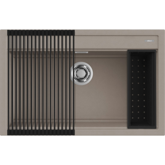 Elleci ELLECI - Mosogatótálca Best 130 Workstation Szett G43 Tortora LGB13043K2 Mosogatótálca
