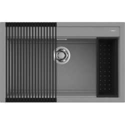 Elleci ELLECI - Mosogatótálca Best 130 Workstation Szett G48 Cemento LGB13048K2 Mosogatótálca