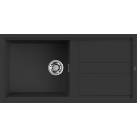 Elleci ELLECI - Mosogatótálca Best 480 G40 Nero LGB48040 Mosogatótálca