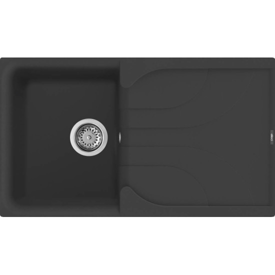 Elleci ELLECI - Mosogatótálca Ego 400 G40 Nero LGE40040 Mosogatótálca