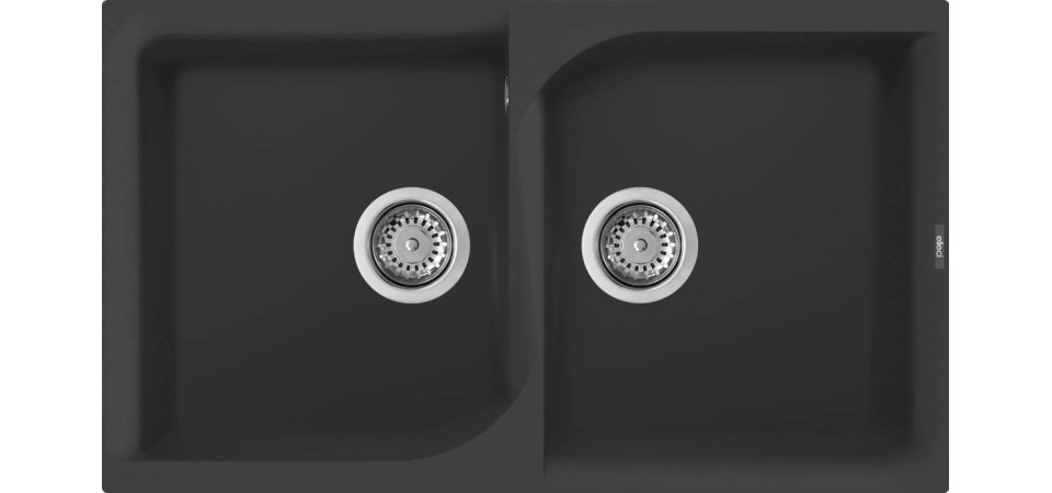 Elleci ELLECI - Mosogatótálca Ego 450 G40 Nero LGE45040 Mosogatótálca