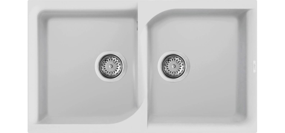 Elleci ELLECI - Mosogatótálca Ego 450 G68 Bianco LGE45068 Mosogatótálca