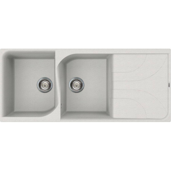 Elleci ELLECI - Mosogatótálca Ego 500 G52 Bianco Pietra LGE50052 Mosogatótálca