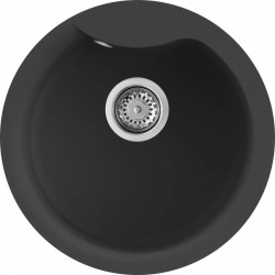 Elleci ELLECI - Mosogatótálca Ego ROUND G40 Nero LGEROU40 Mosogatótálca