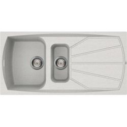 Elleci ELLECI - Mosogatótálca Living 475 G52 Bianco Pietra LGL47552 Mosogatótálca