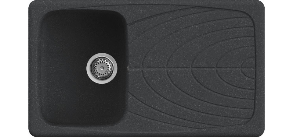 Elleci ELLECI - Mosogatótálca Master 400 G54 Nero Pietra - Kifutó termék! LGM40054 Mosogatótálca