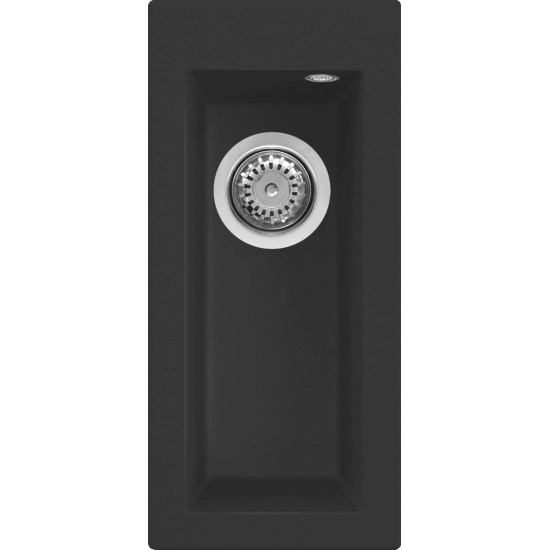 Elleci ELLECI - Mosogatótálca Quadra 50 G40 Nero - Kifutó termék! LGQ05040 Mosogatótálca