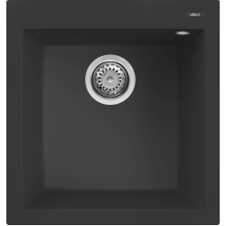 Elleci ELLECI - Mosogatótálca Quadra 102 G40 Nero LGQ10240 Gránit mosogatótálca