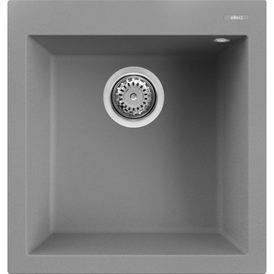 Elleci ELLECI - Mosogatótálca Quadra 102 G48 Cemento LGQ10248 Gránit mosogatótálca