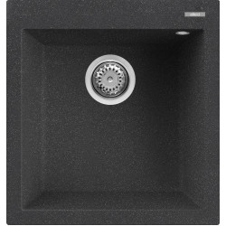 Elleci ELLECI - Mosogatótálca Quadra 102 G54 Nero Pietra LGQ10254 Gránit mosogatótálca