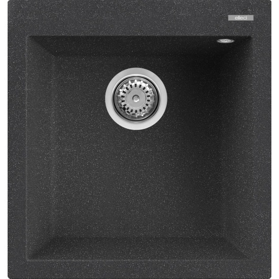 Elleci ELLECI - Mosogatótálca Quadra 102 G54 Nero Pietra LGQ10254 Gránit mosogatótálca