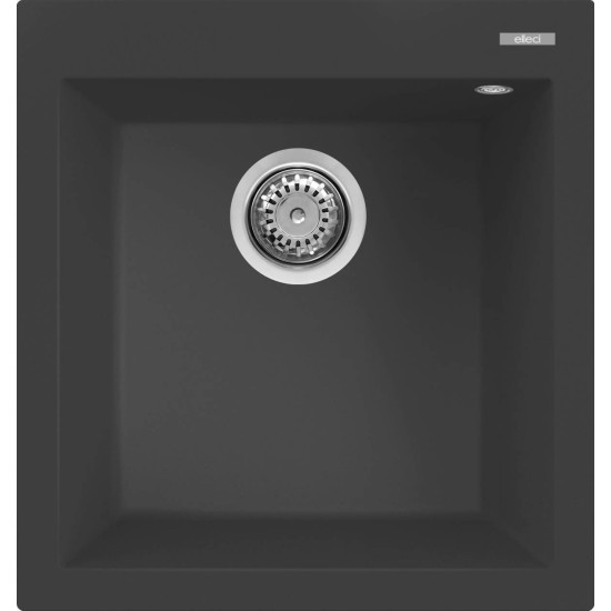 Elleci ELLECI - Mosogatótálca Quadra 102 G59 Antracite LGQ10259 Gránit mosogatótálca
