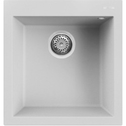 Elleci ELLECI - Mosogatótálca Quadra 102 G68 Bianco LGQ10268 Gránit mosogatótálca