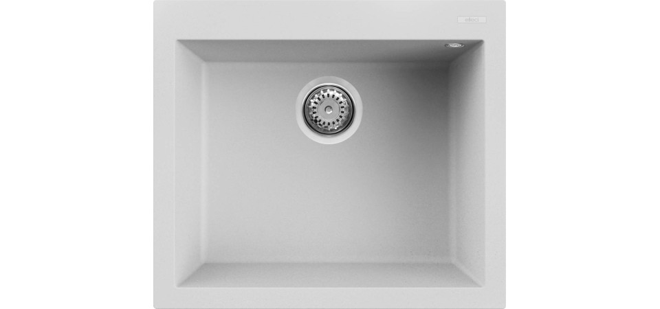 Elleci ELLECI - Mosogatótálca Quadra 105 G68 Bianco LGQ10568 Mosogatótálca