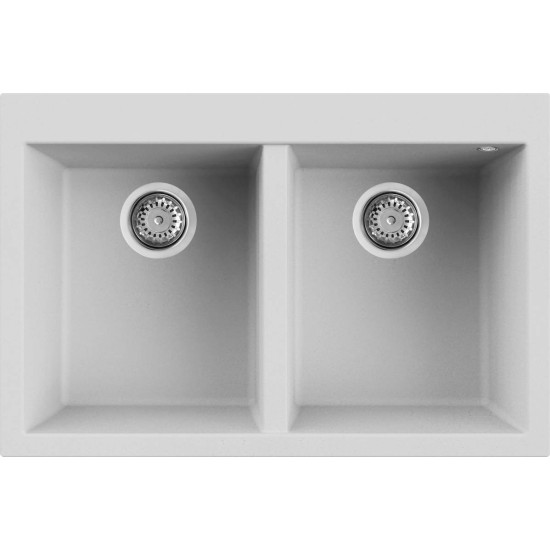 Elleci ELLECI - Mosogatótálca Quadra 340 G68 bianco - Kifutó termék! LGQ34068BTP Mosogatótálca