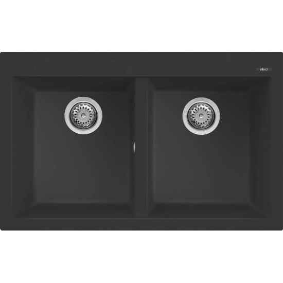 Elleci ELLECI - Mosogatótálca Quadra 350 G40 Nero LGQ35040 Mosogatótálca