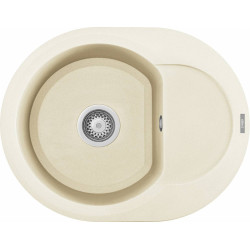 Elleci ELLECI - Mosogatótálca Easy ROUND 600 G62 Bianco Antico LGYR6062 Mosogatótálca