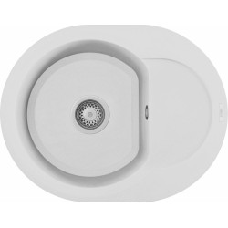 Elleci ELLECI - Mosogatótálca Easy ROUND 600 G68 Bianco LGYR6068 Mosogatótálca