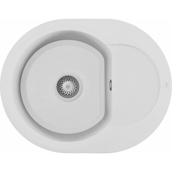 Elleci ELLECI - Mosogatótálca Easy ROUND 600 G68 Bianco LGYR6068 Mosogatótálca