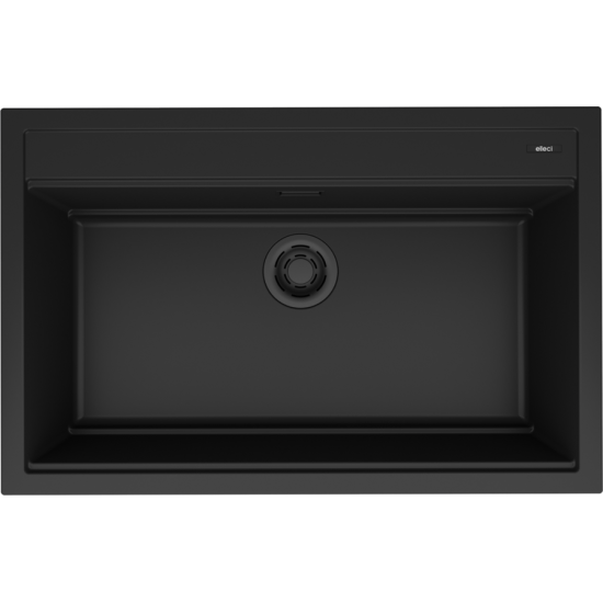 Elleci ELLECI - Mosogatótálca Best 130 Workstation Limited Edition K86 Black LKB13086BKM Kerámia mosogatótálca