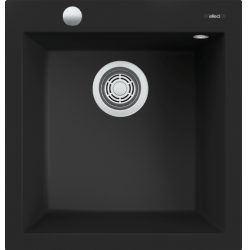 Elleci ELLECI - Mosogatótálca Quadra 102 AUTOMATA K86 Black - Kifutó termék! LKQ10286AUT Kerámia mosogatótálca