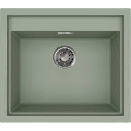 Elleci ELLECI - Mosogatótálca Sintesi 105 K82 Sage Green inox tartozékokkal LKS10582 Kerámia mosogatótálca